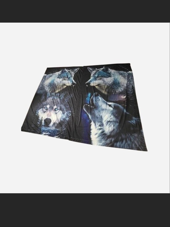 Dickies Other - Wolf Curtains 52x82 Each Panel